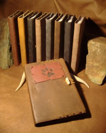 handmade leather jounals