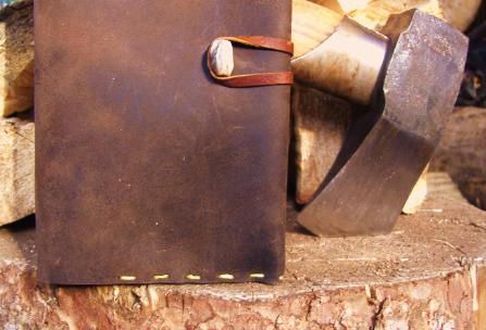 handmade leather kindle cover